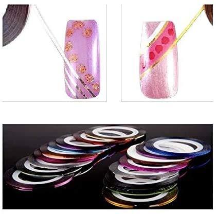 Generic 30 Colors/Pieces Nail Striping Tape Line Nail Art @ Best Price  Online | Jumia Kenya