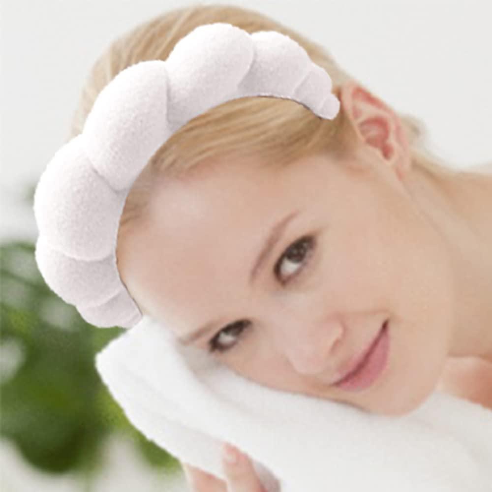 2Pcs Spa Headband for Washing Face Sponge Headbands for Women