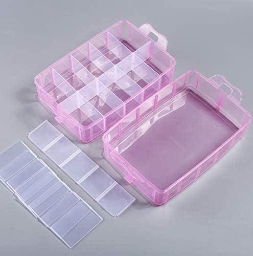 Clear Plastic Organizer Box with Adjustable Dividers for Washi Tape,  Jewelry, Beads, Crafts, Fishing Tackles, Screws - China Plastic Storage Box  and Organizer Box price