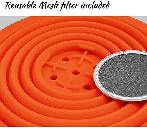 Collapsible Coffee Dripper Pour Over Coffee Filter, Silicone Reusable  Coffee Maker,Paperless Coffee Brew Maker,Dishwasher Safe,Carabineer for  Hiking