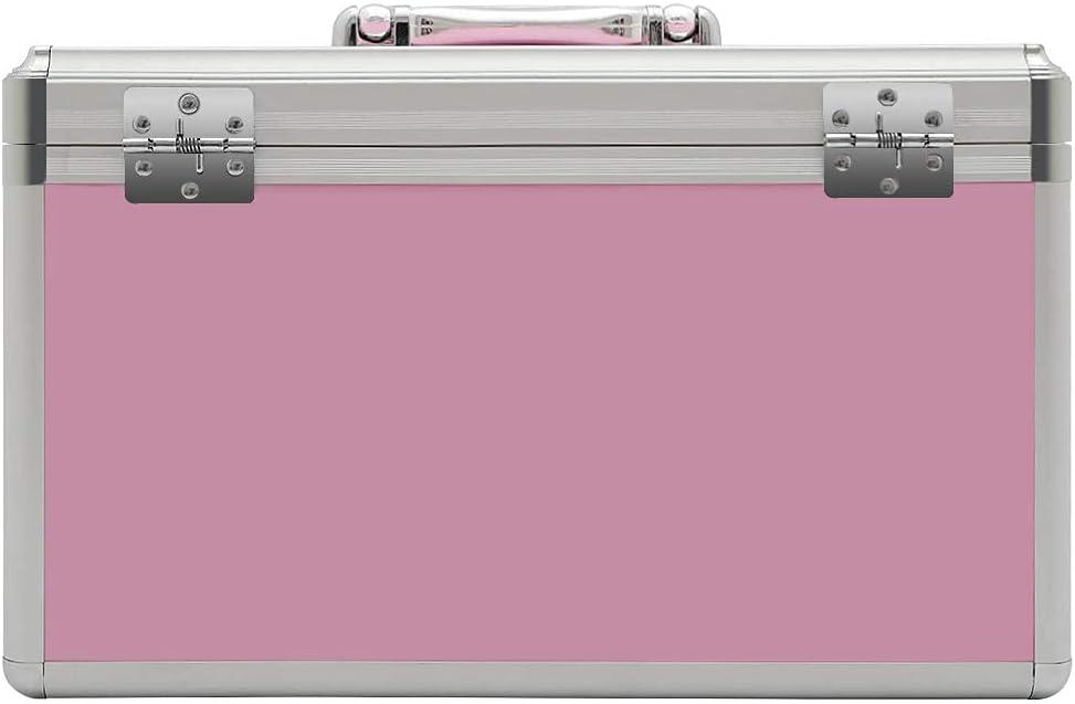 Portable Family Medicine Cabinet First Aid Kit Storage Box Pink