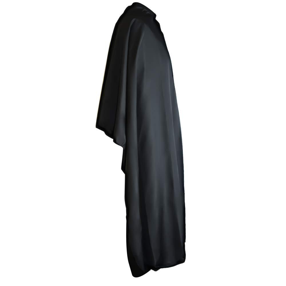 DELKINZ Barber Cape, Professional Barber Cape, Hair Cutting Capes for Home  and Salon, Barber cape for Men, Women and Kids, Black – Delkinz