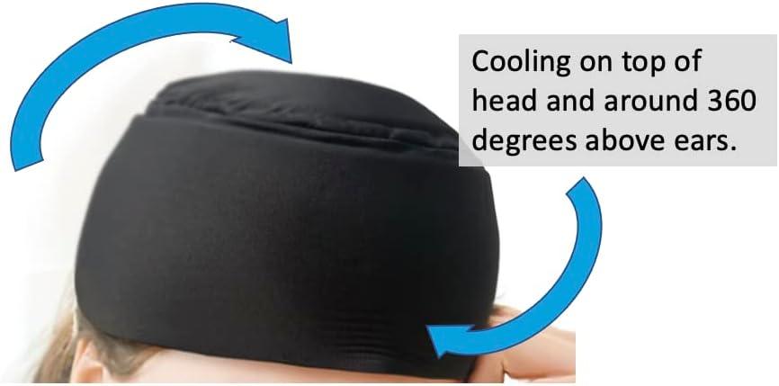  The Headache Hat Baseball Gel Cap - from The Original Headache  Hat for Migraine Relief, Stylish, Discrete, Great for Quick Trips, Carpools  and Errands, Visor Reduces Glare and Hat is Fully