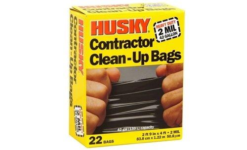 42-Gallon Black Heavy Duty Contractor Clean-Up Bag