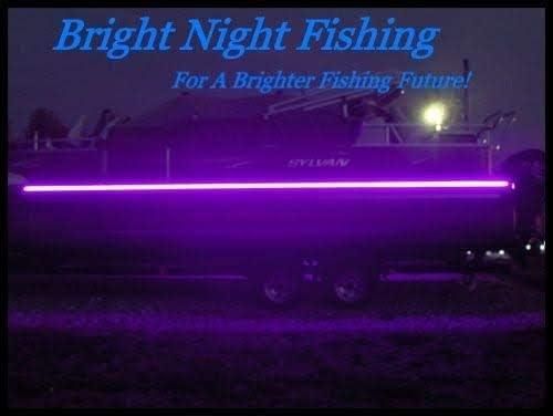 6 FT LED Black Light Night Fishing LED Strip UV Ultraviolet Boat