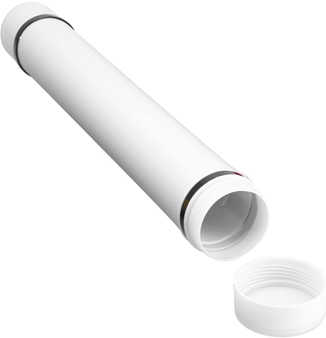  Poster Storage Tube, Large Capacity Document Poster Tube with  Strap for Storage for Travel for Outdoor(White) : Arts, Crafts & Sewing