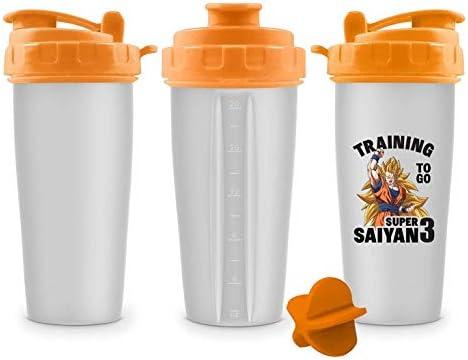 Dragon Ballz Super Saiyan Goku Gym Shaker Bottle : Health & Household 