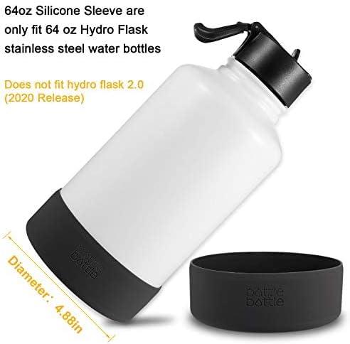 Pratico Kitchen Glass Bottle Silicone Sleeves for Epica, Hydro Flask