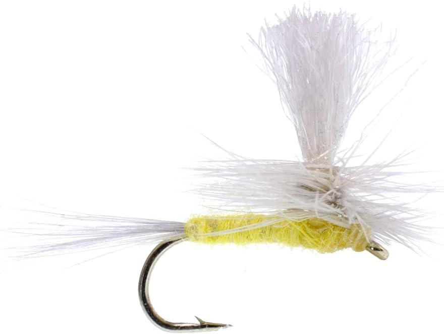 The Fly Fishing Place Black Elk Hair Caddis Classic Trout Dry Fly - Set of  6 Flies Size 14