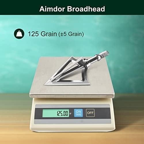 Scale for weighing broadheads and arrows