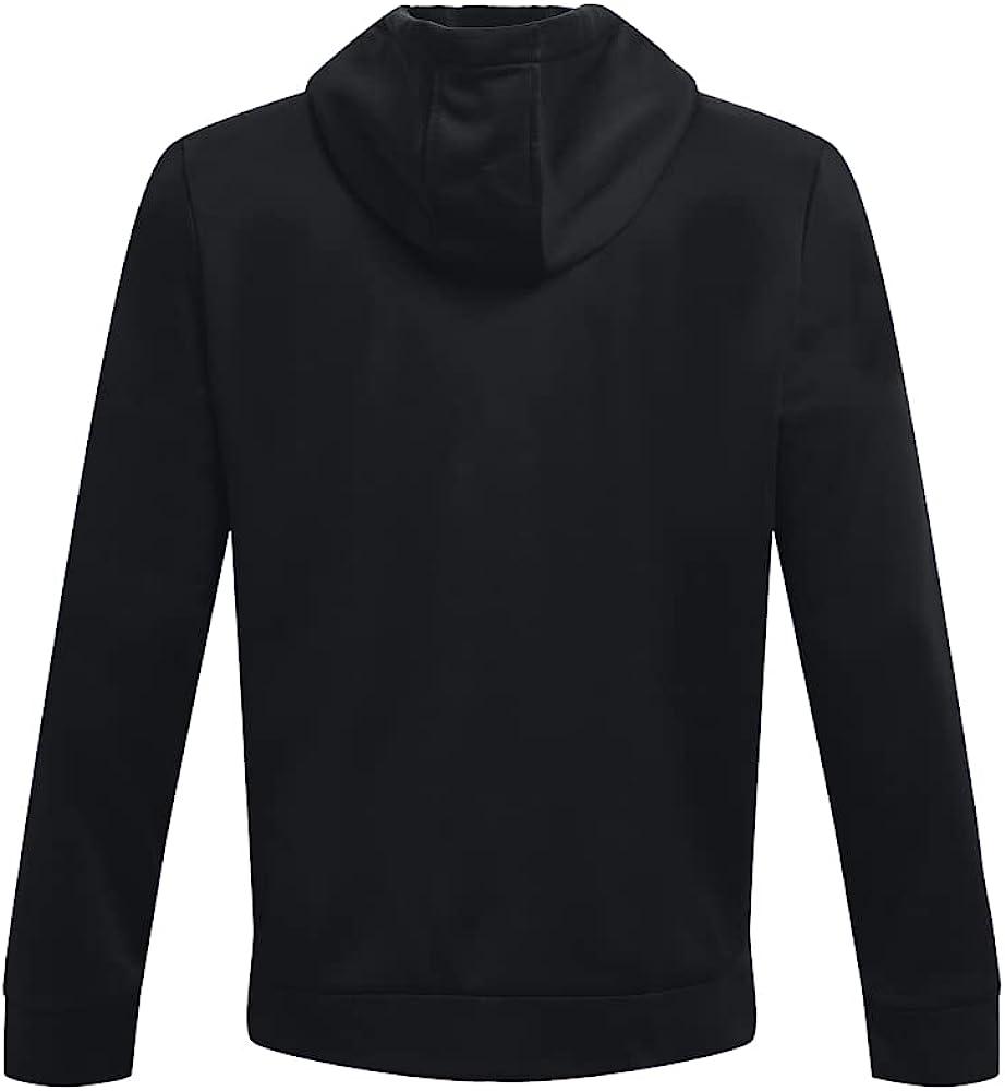 Under Armour Mens Big Logo ArmourFleece Hoodie, (001) Black/Black/Pitch  Gray, X-Small at  Men's Clothing store