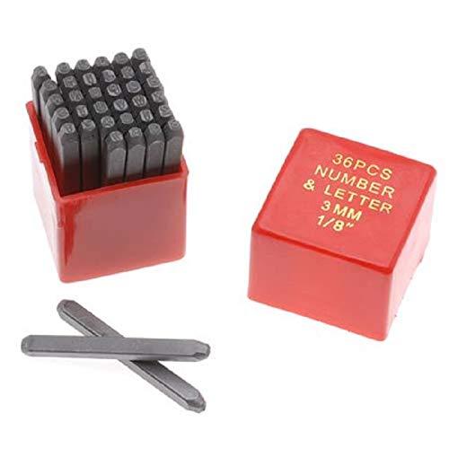 3mm DIY Metal Punch Stamp Kit Number & Letter Stamps Set (A-Z) Leather  Stamps, Jewelry Stamping Kit 1/8 (3mm) - AliExpress