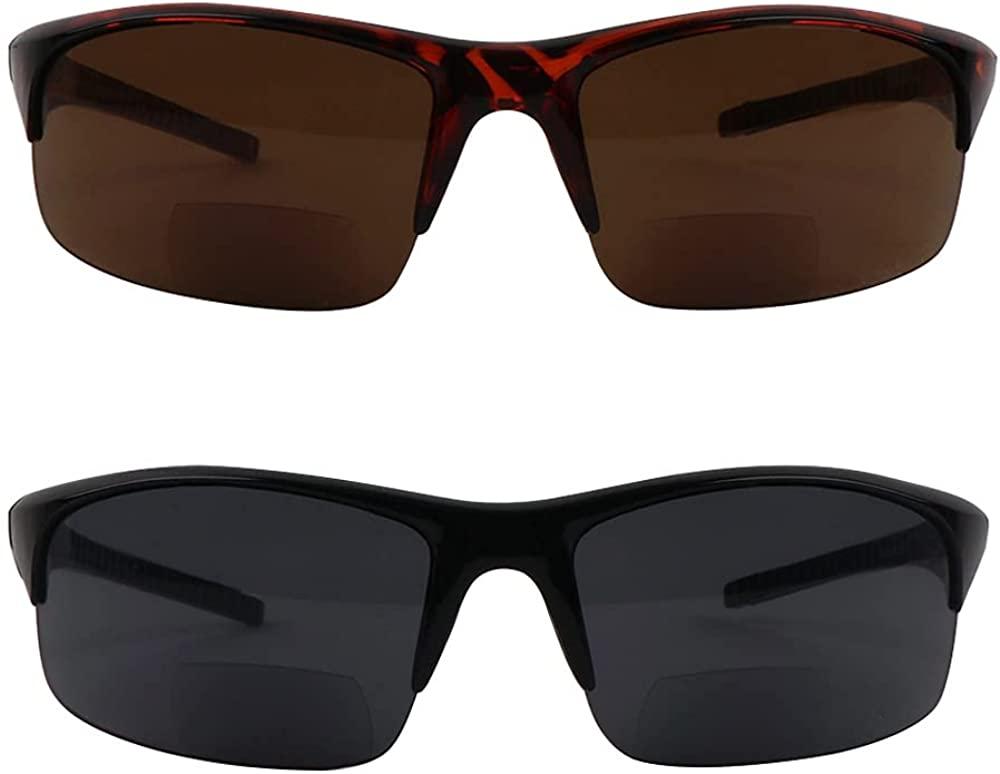 Women's Polarized Bifocal Sunglasses Black/Gray 2.5X, Plastic | L.L.Bean