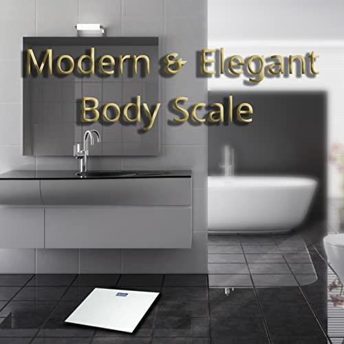 Digital White/Grey Bathroom Scale
