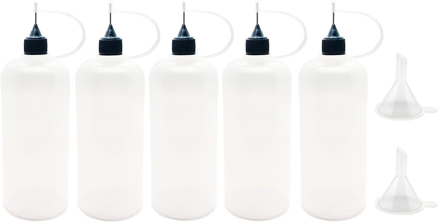 Precision Tip Applicator Bottle Four 1 Oz. Bottles and 12 Tips for  Multi-Purpose Use, Norberg and Linden