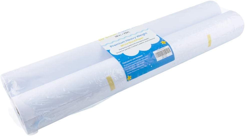 Essential Easel Paper Roll 18 Inches X 75 Feet, Kids Crafts Paper, Fadeless  Bulletin Board Paper