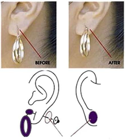 Lobe Miracle- Clear Earring Support Patches - Earring Backs For Droopy Ears  - Ear Care Products for Torn or Stretched Ear Lobes (60 Patches) :  : Health