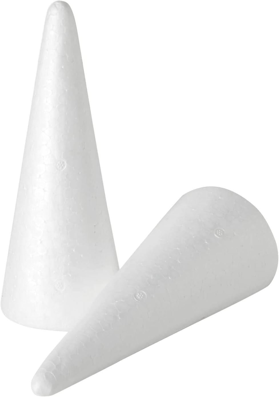 5 Pieces Cone Shaped Modelling Foam Polystyrene Styrofoam Foam Crafts Xmas  Party