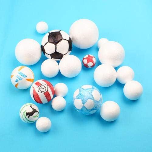 Crafare 24pc 4 Inch Craft Foam Balls White for Spring Crafts Making  Handmade Smooth Polystyrene Foam Ball for School Projects