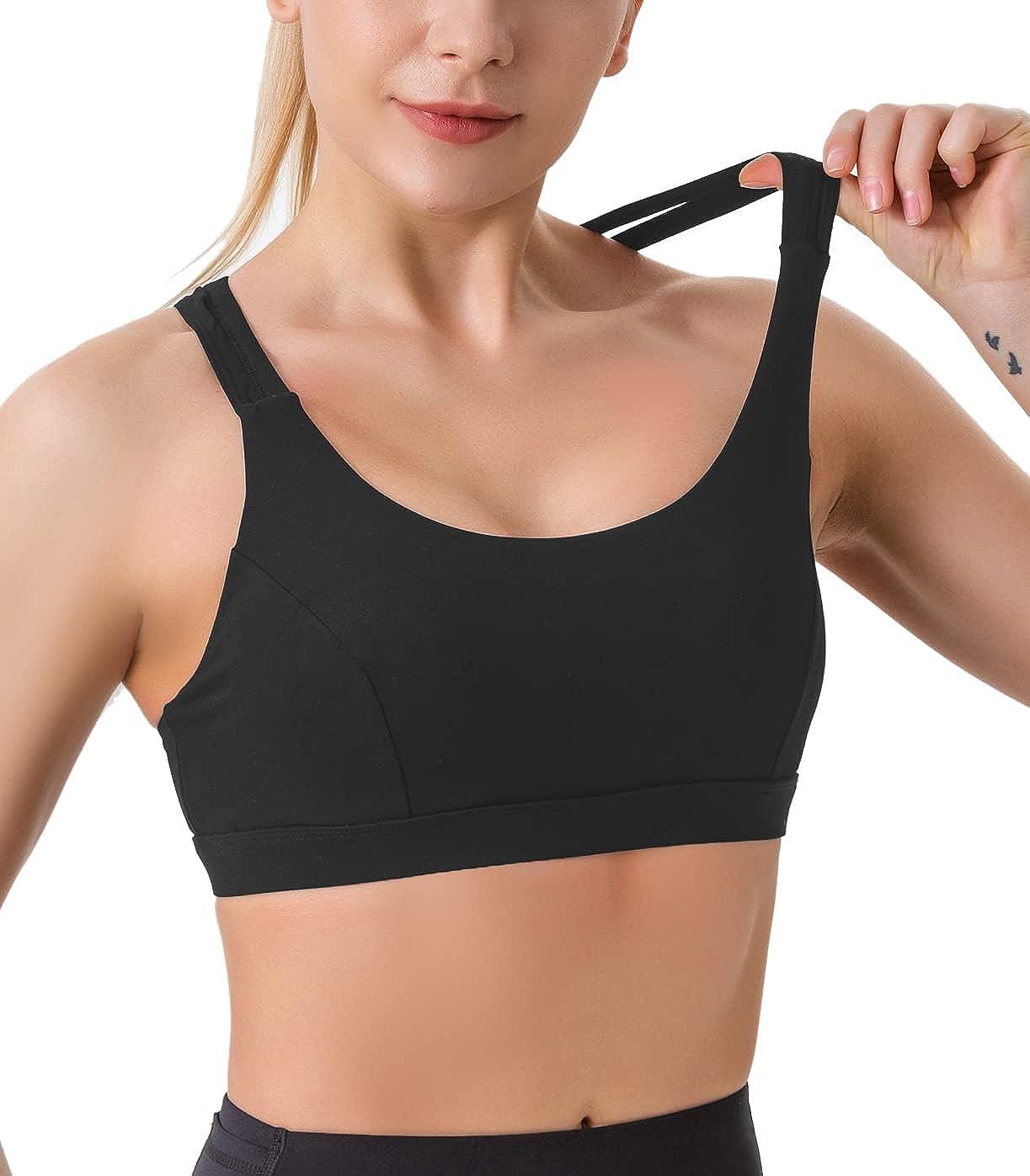 SEAUR Women Push Up Sports Bra Supportive Sports Bras for Women Padded  Fitness Bra Quick Dry Running Yoga Workout Bras Sexy Cutout Crop Tops S  Black : : Clothing, Shoes & Accessories