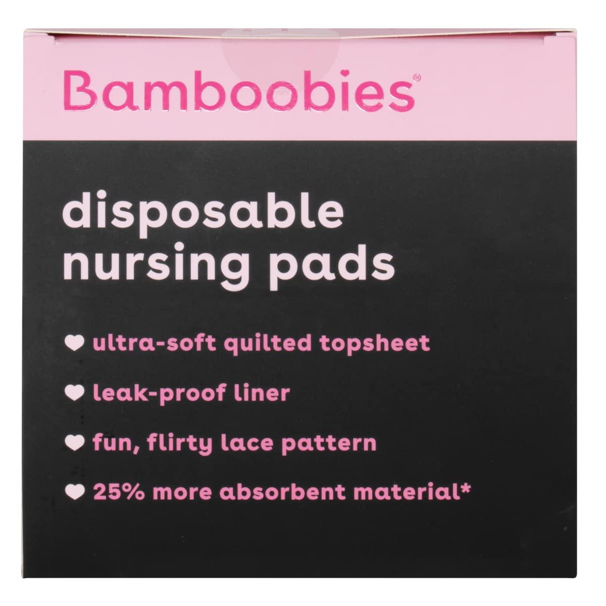 Bamboobies Nursing Pads for Breastfeeding Reusable Washable Breast Pads  Super Soft Rayon Made From Bamboo Milk Proof Liner Perfect Baby Shower  Gifts