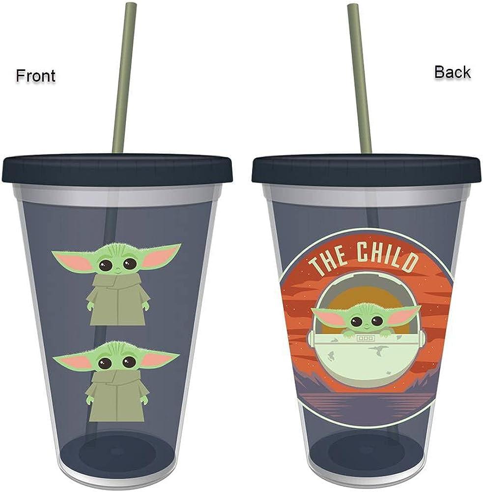 The Child Baby Yoda Evolution 16 oz. Acrylic Travel Cup