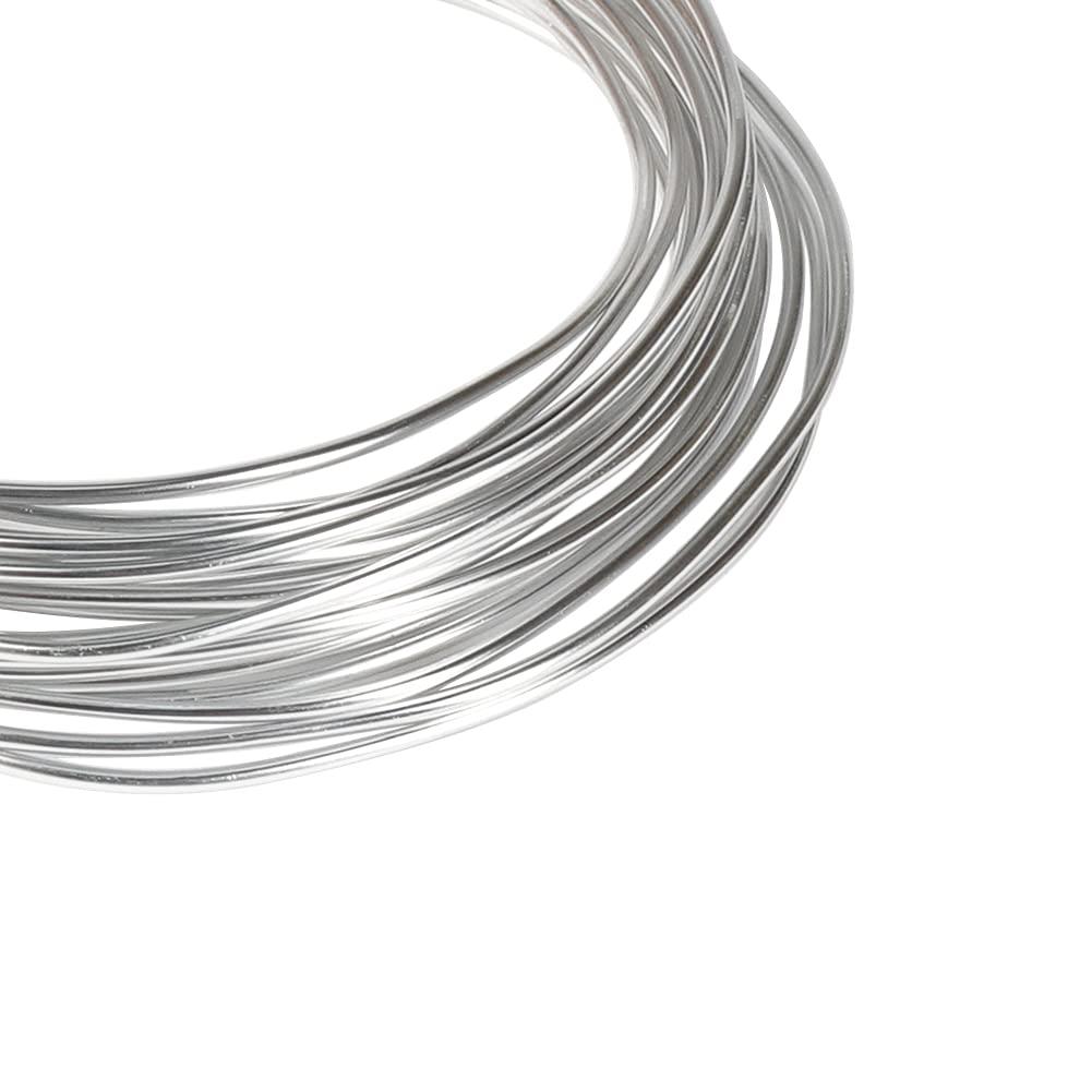 Aluminum Wire Silvery 1.0 / (mm) Length Craft Wire Metal - Temu