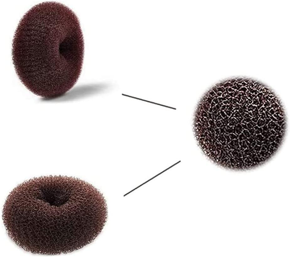 Extra Small Hair Bun Maker for Kids, 6 PCS Chignon Hair Donut Sock Bun Form  for Girls, Mini Hair Doughnut Shaper for Short and Thin Hair (Small Size 2  Inch, Dark Brown)