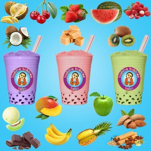 BUBBLE GUM Boba/Bubble Tea Drink Mix Powder By Buddha Bubbles Boba (10  Ounces / 283 Grams)