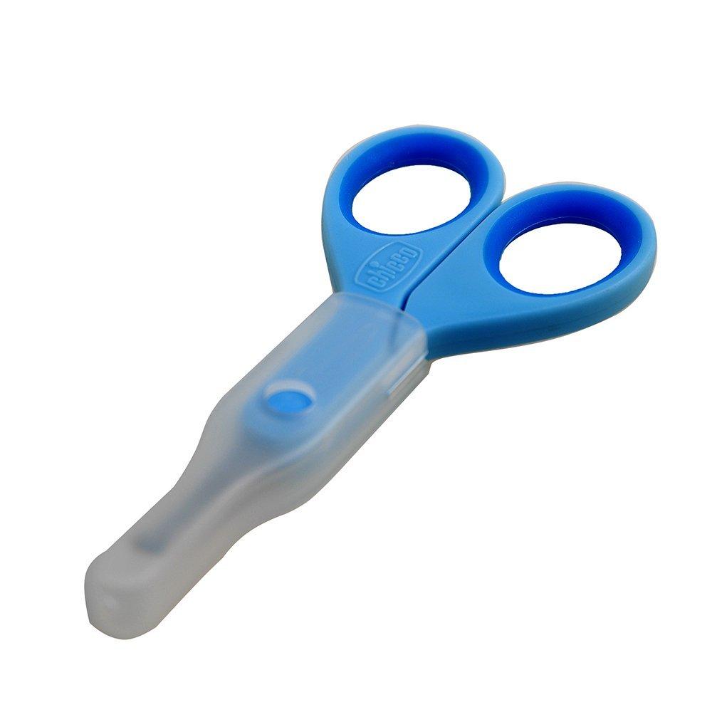  Chicco – Sponge Safety Scissors Blue : Baby