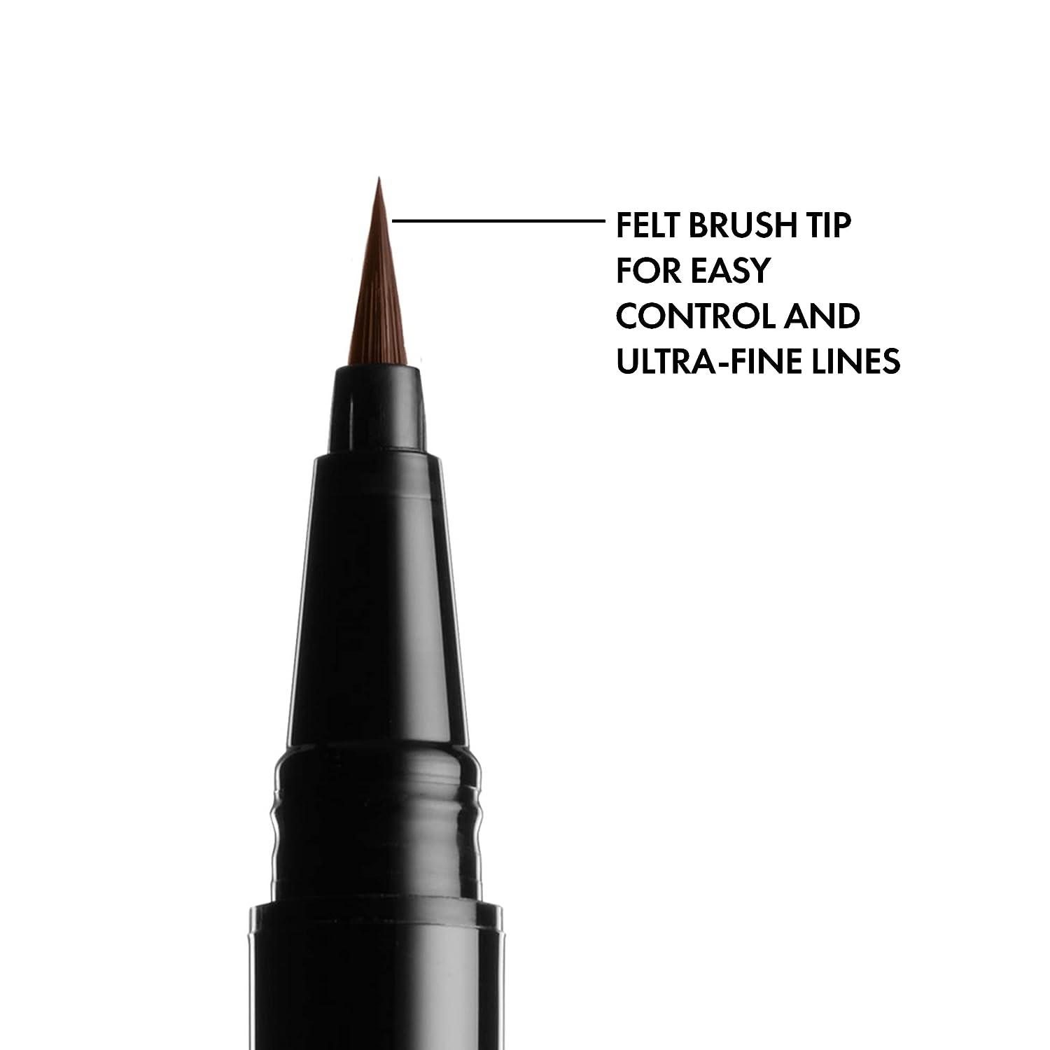 1) 1 - Brown Waterproof (Pack Liner Brown MAKEUP NYX Eyeliner Epic Liner Liquid Count Ink Formula Vegan PROFESSIONAL of
