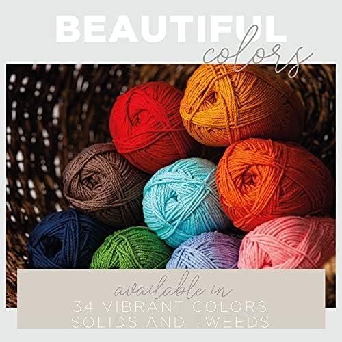  Lion Brand Yarn Heartland Yarn for Crocheting, Knitting, and  Weaving, Multicolor Yarn, 1-Pack, Acadia