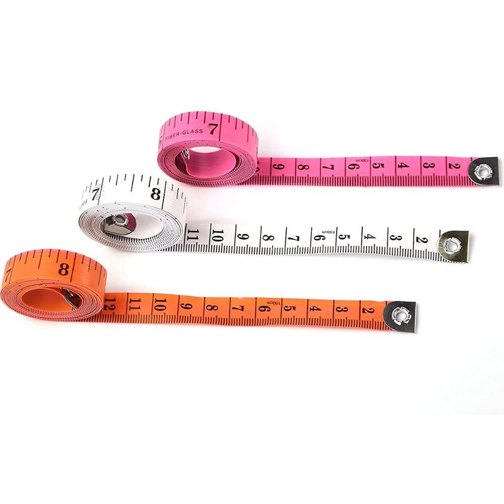 HANSMAYA Flexible Tape Measure Pack of 2, Accurate Dual Scale
