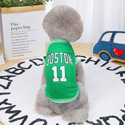 Boston Celtics Mesh Basketball Dog Jersey