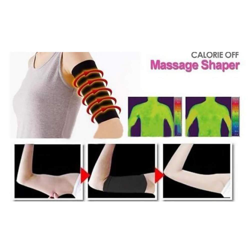 Arm Shaper for Women Compression Sleeves Plus Size Upper Arm Shaper Post  Surgical Slimmer 1 Pair (Black)