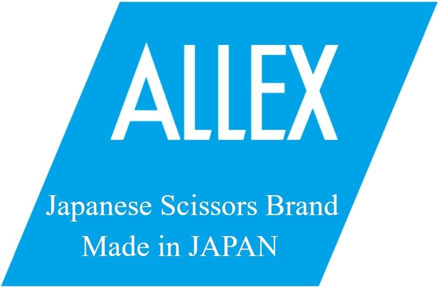  ALLEX Small Skinny Scissors for Office 5.5, All Purpose Slim &  Thin Low Profile Scissors, Made in JAPAN, All Metal Sharp Japanese  Stainless Steel Blade with Non-Slip Soft Ring, Black 