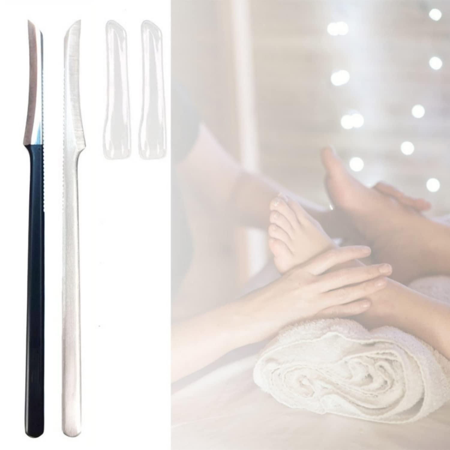 Feet Scraper Knife Manicure Pedicure Pedicure Tool Scraper  Healthwellne,Manicure Kit Scrapercleaner Stainless Steel Foot Care Callus  Exfoliating