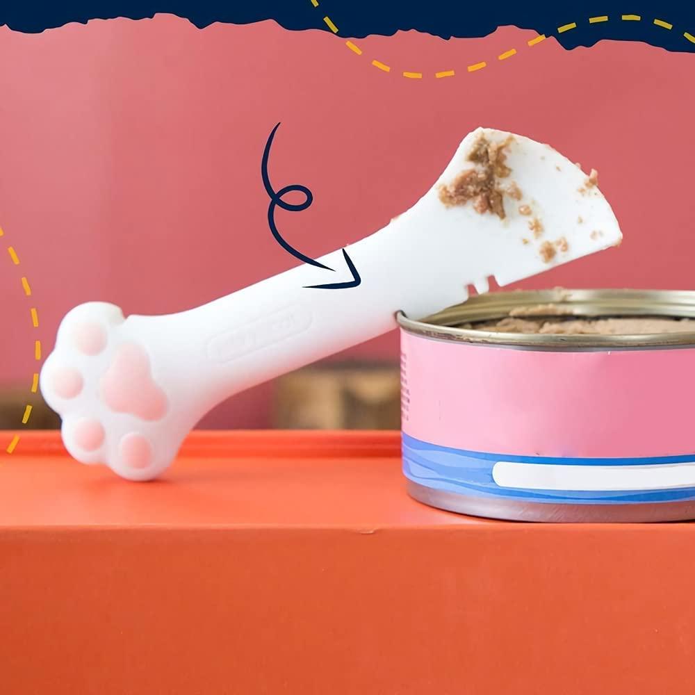 Cute Can Spoon Pet Food Can Scoop Can Opener For Cat Dog Wet Food Cans Hk