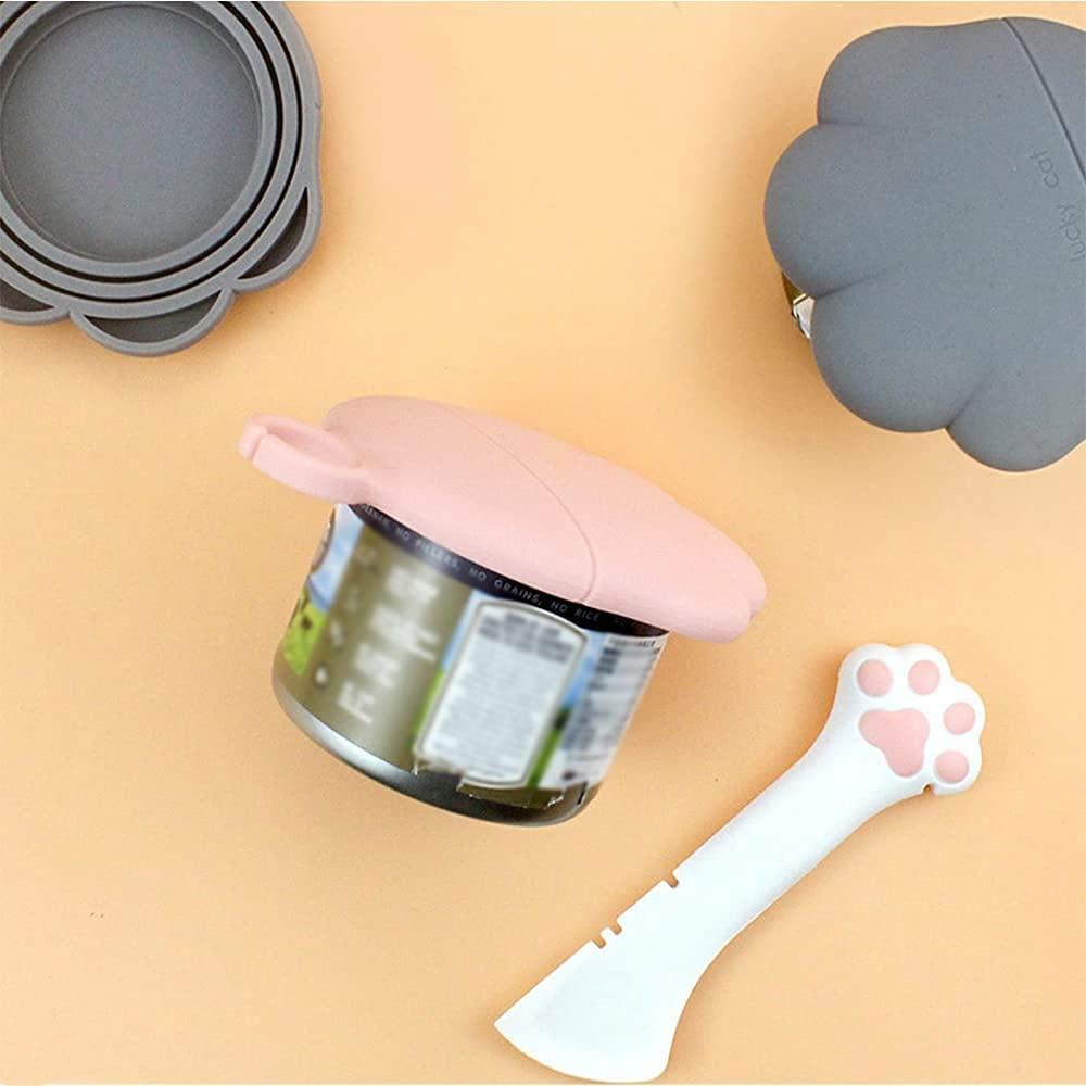 Cute Can Spoon Pet Food Can Scoop Can Opener For Cat Dog Wet Food Cans Hk