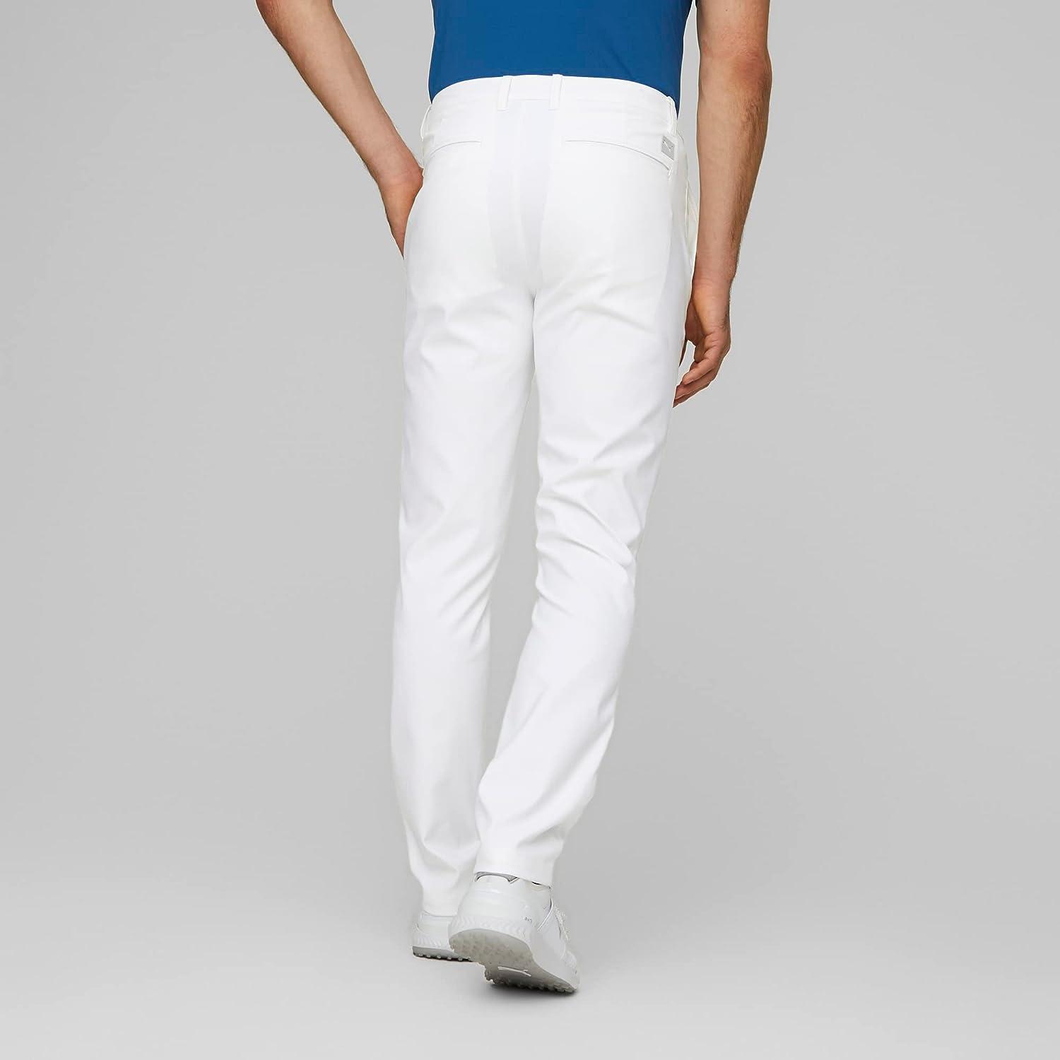 PUMA GOLF Men's Dealer Tailored Pant White Glow 30W x 30L