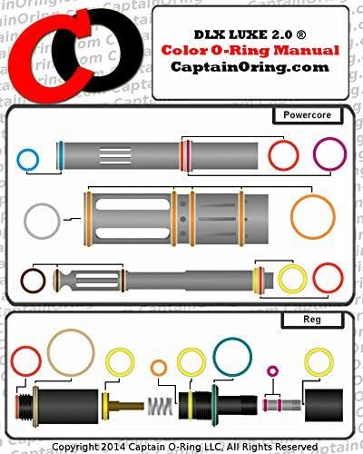 Captain O-Ring - DLX Luxe X O-Ring Rebuild Kit (3x Bag or 5x Box)