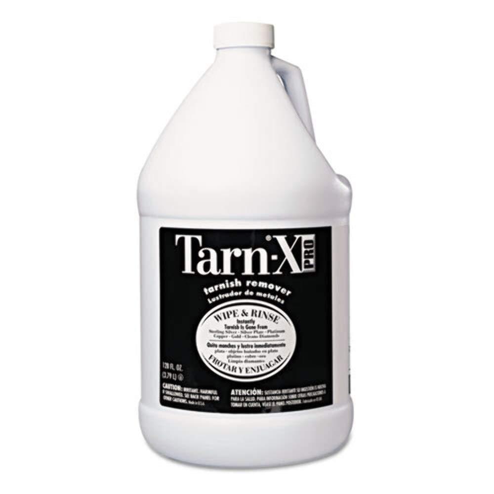 Tarn-X PRO Metal and Silver Tarnish Remover, For Use on Sterling Silver,  Silver Plate, Platinum, Copper, Gold, Diamonds - 1 Gallon Bottle
