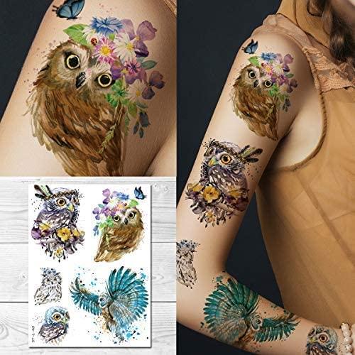 Amazon.com : EGMBGM 63 Sheets 3D Watercolor Rose Temporary Tattoos For  Women Arm Girls Adults, Water Color Peony Flower Tattoo Sticker, Bulk Temp  Fake Long Lasting Tattoo Colorful Floral Moon Snake Lion