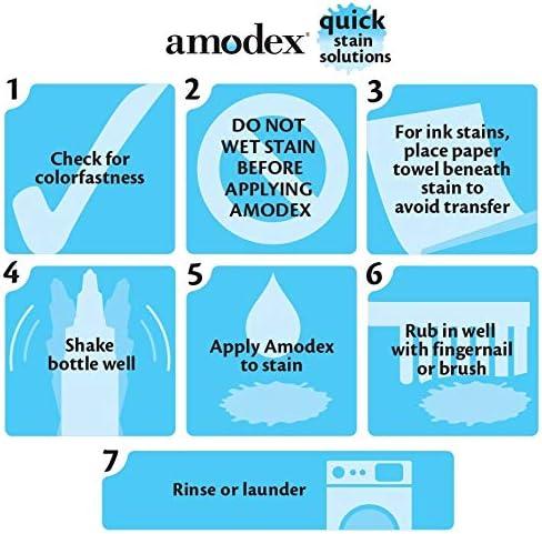 Amodex Ink & Stain Remover Kit, Spot Remover For Clothes, Brush for Ink &  Stain Remover