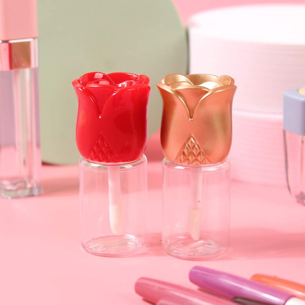 5ml Lipgloss Plastic Bottle Containers Vide Rose Gold Lip Gloss Tube  Eyeliner Eyelash Container R 1 Du 0,56 €