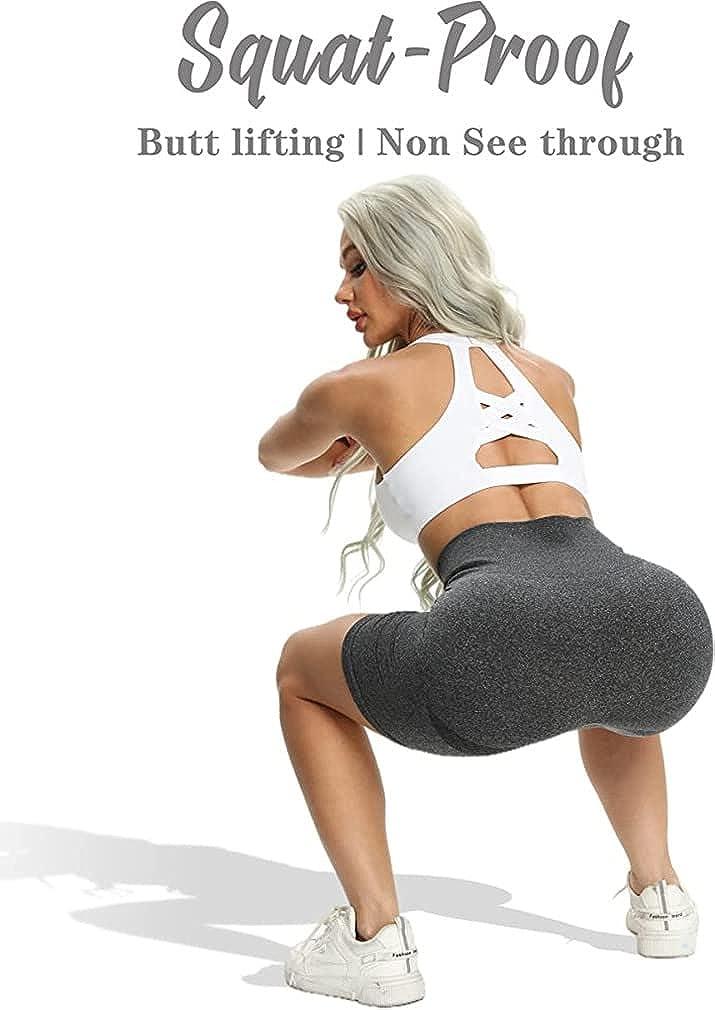  Women's Yoga Short Pants Tummy Control Butt Lift