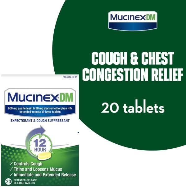 Mucinex DM 12 Hour Extended Release Bi-Layer Tablets