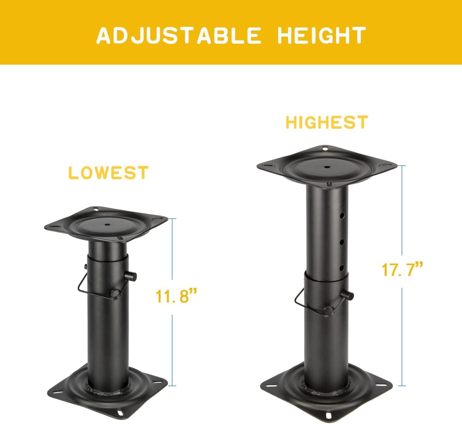 Adjustable Height Seat Pedestal