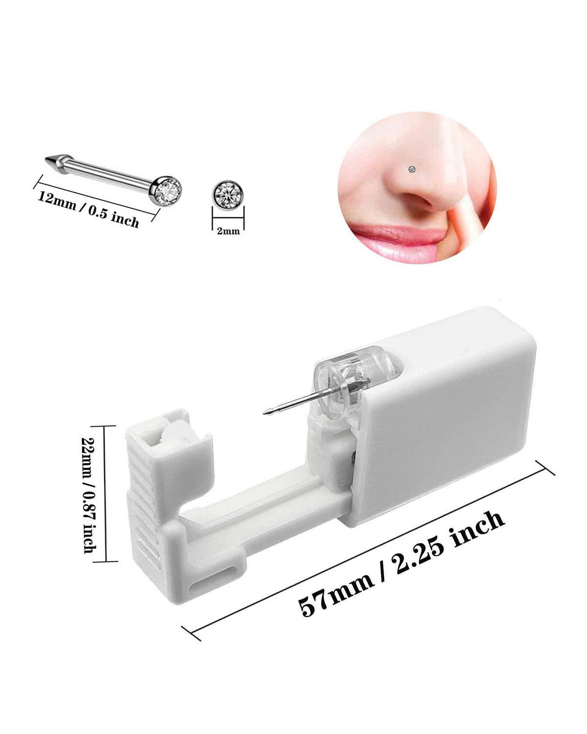 Piercing Gun Disposable Sterile Ear Piercing Kit + Free Crystal