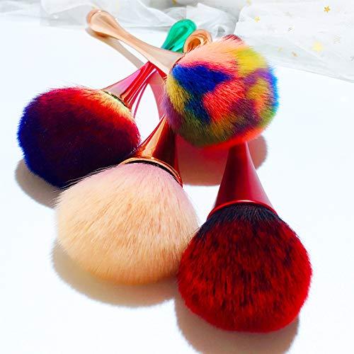 Soft Mushroom Head Blush Brush - Fluffy Loose Powder Brush For Nail Art And  Makeup - Dust Powder Remover And Cleaner - Soft Kabuki Brush For Flawless  Application - Temu